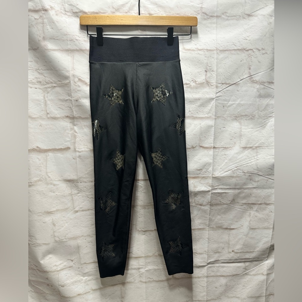 Ultracor black w stars leggings‎ size XS